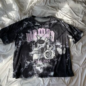 Black and White Graphic T-Shirt